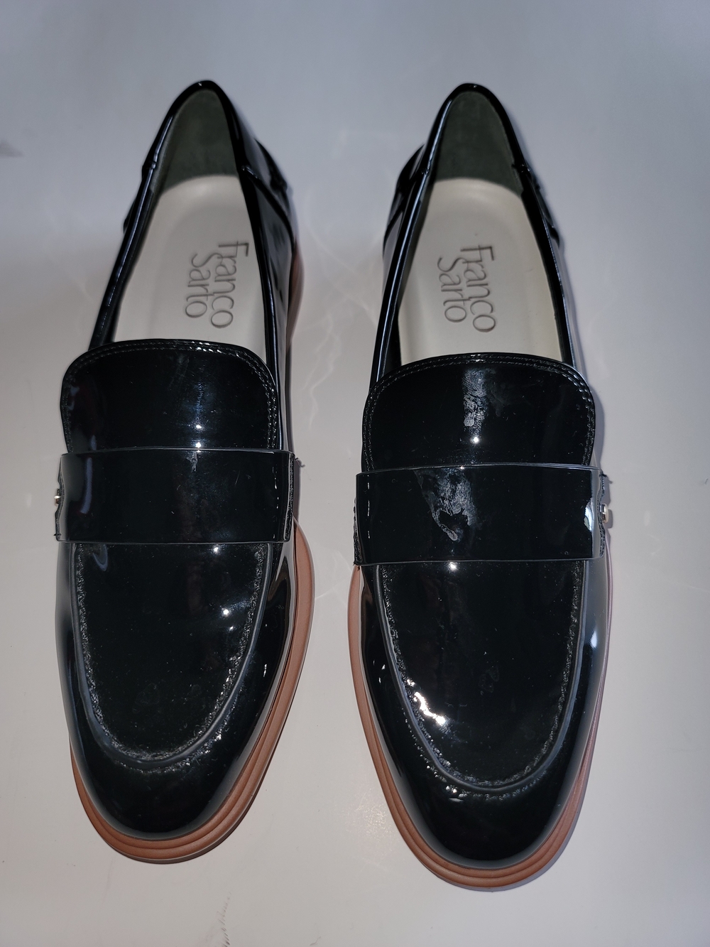 Franco Edith 2 Black Patent Penny Loafer